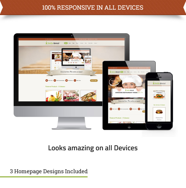 Bella Motel - Restaurant & Bakery Responsive HTML - 2