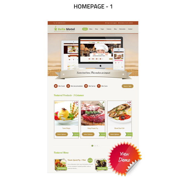 BellaMotel - Food, Restaurant Recipe HTML - 3