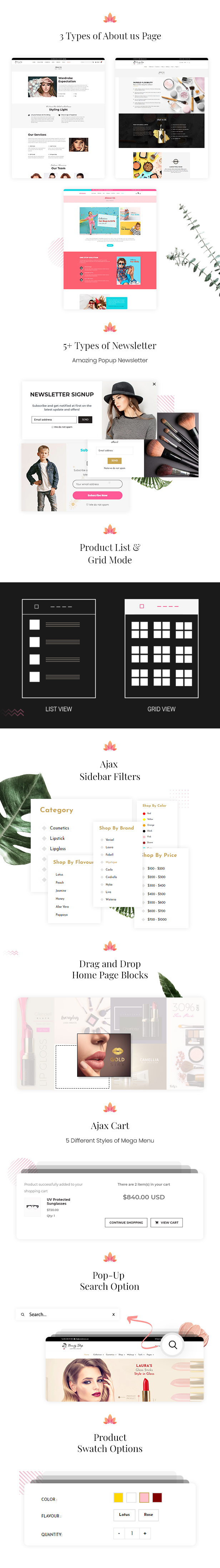 Beauty Store - Multipurpose Fashion Shopify Theme - 2