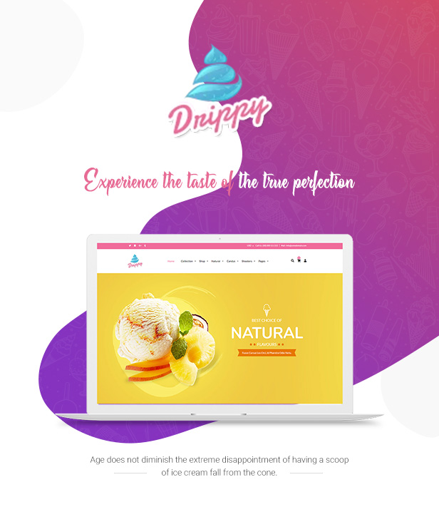 Drippy - Cake Shop, Ice Cream Store Shopify Theme - 2