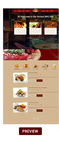 Food & Beverages One Page HTML5 Template - 7