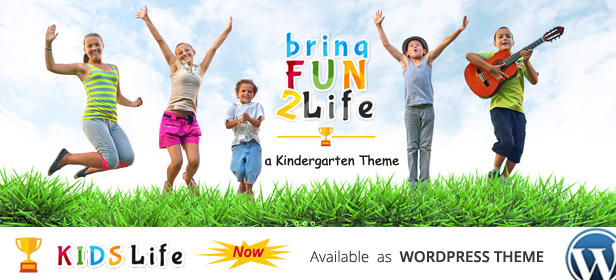 Kids Life - A Trendy Kids HTML Template - 1