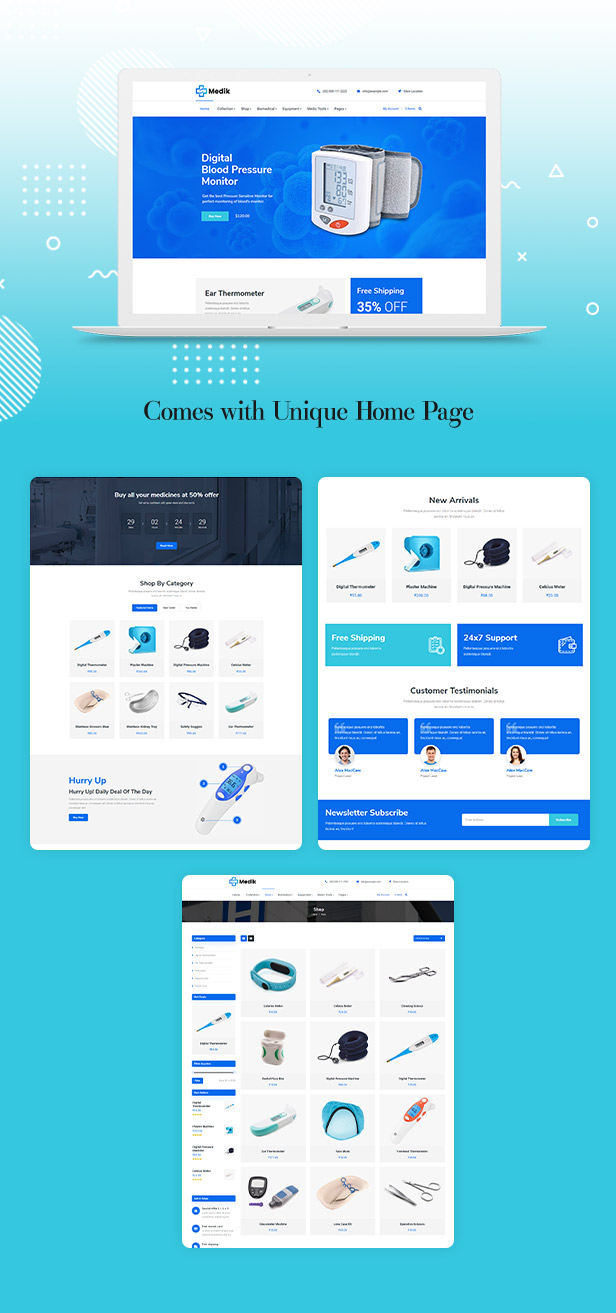 Medik - WooCommerce Theme - 1