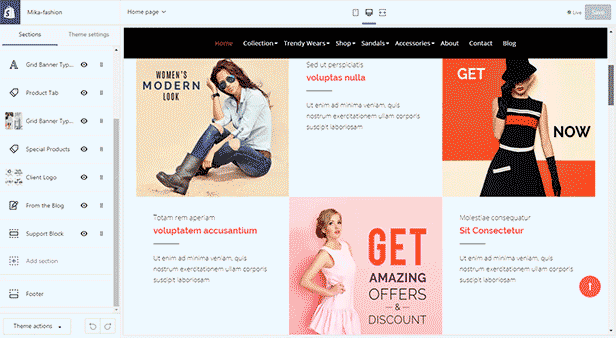 Mika - Multipurpose eCommerce Shopify Theme - 1