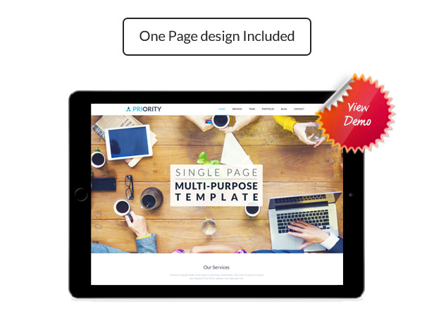 Priority | Multipurpose HTML - 21