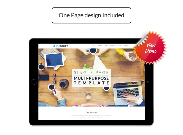 Priority | Multipurpose HTML5 Template - 21