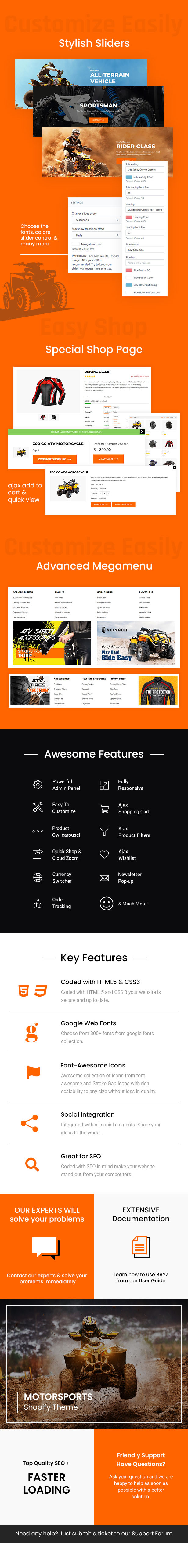 Rayz - ATV Motorsports Shopify Theme - 1