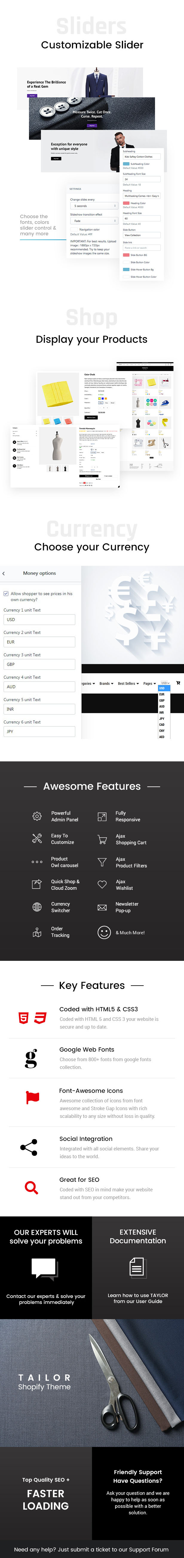 Taylor - Responsive Shopify Fashion Theme - 1