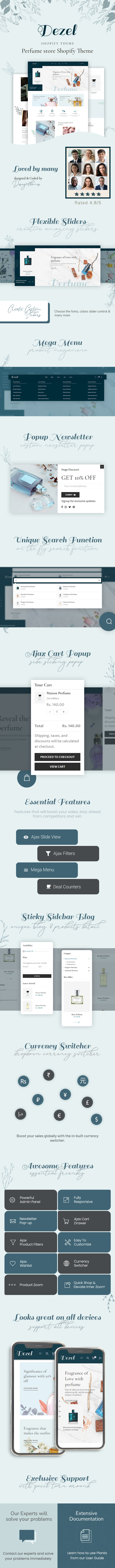 Dezel - Perfume Store Shopify Theme - 1