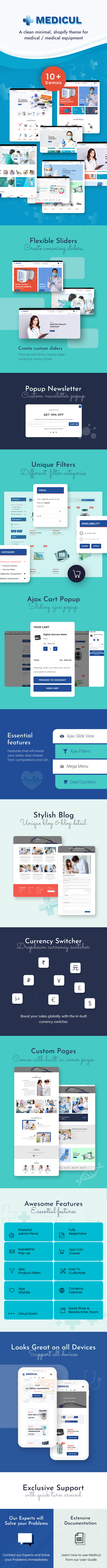 Medicul - Medical eCommerce & Pharmacy, Drug Store Shopify Theme - 1